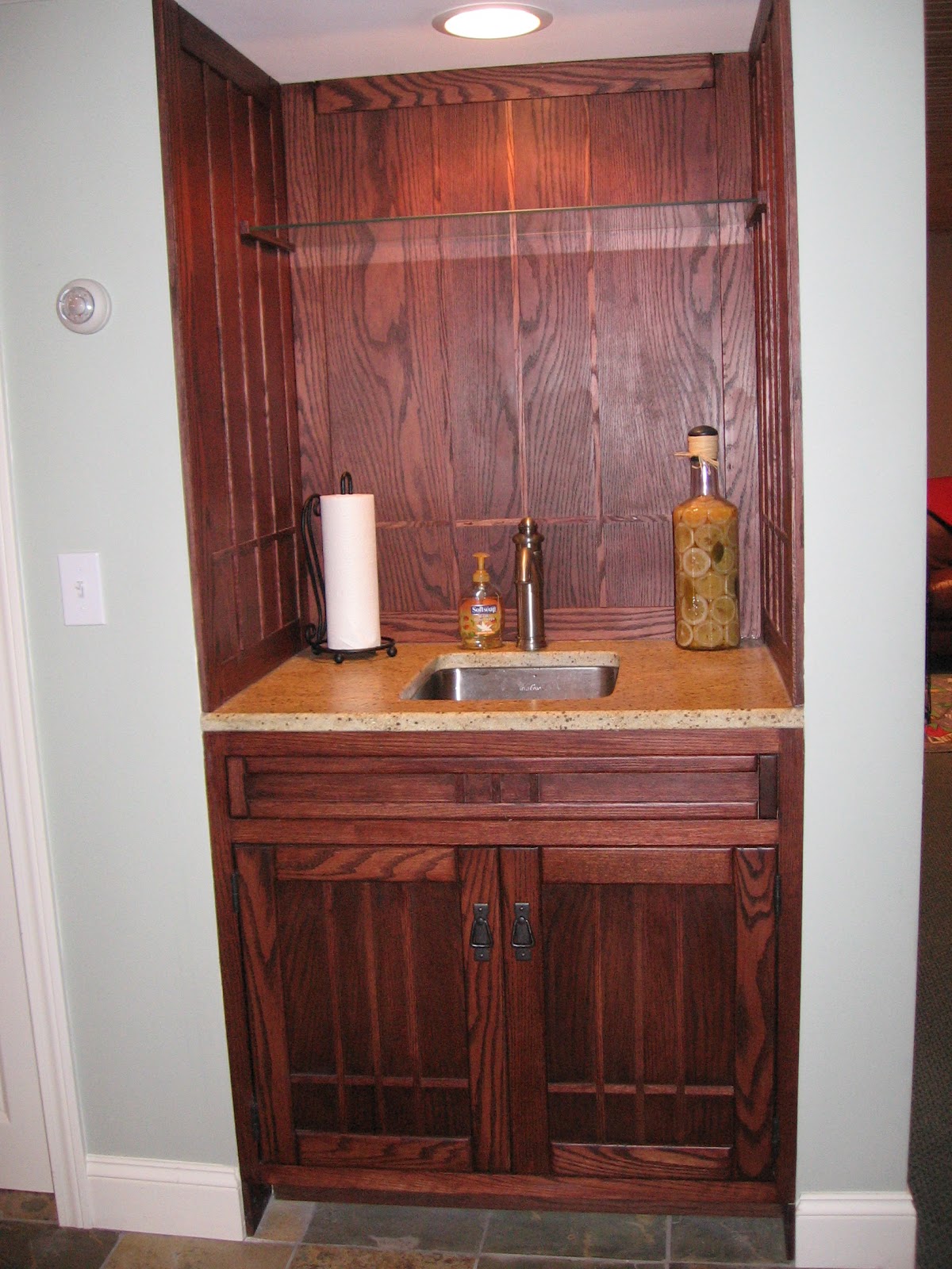 Black Sheep Woodworking Mini wet bar
