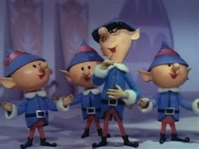 The elves laughing in Rudolph the Red-Nosed Reindeer 1964 animatedfilmreviews.filminspector.com