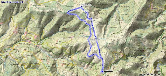 Mapa ruta Caborcos Pousadoiro