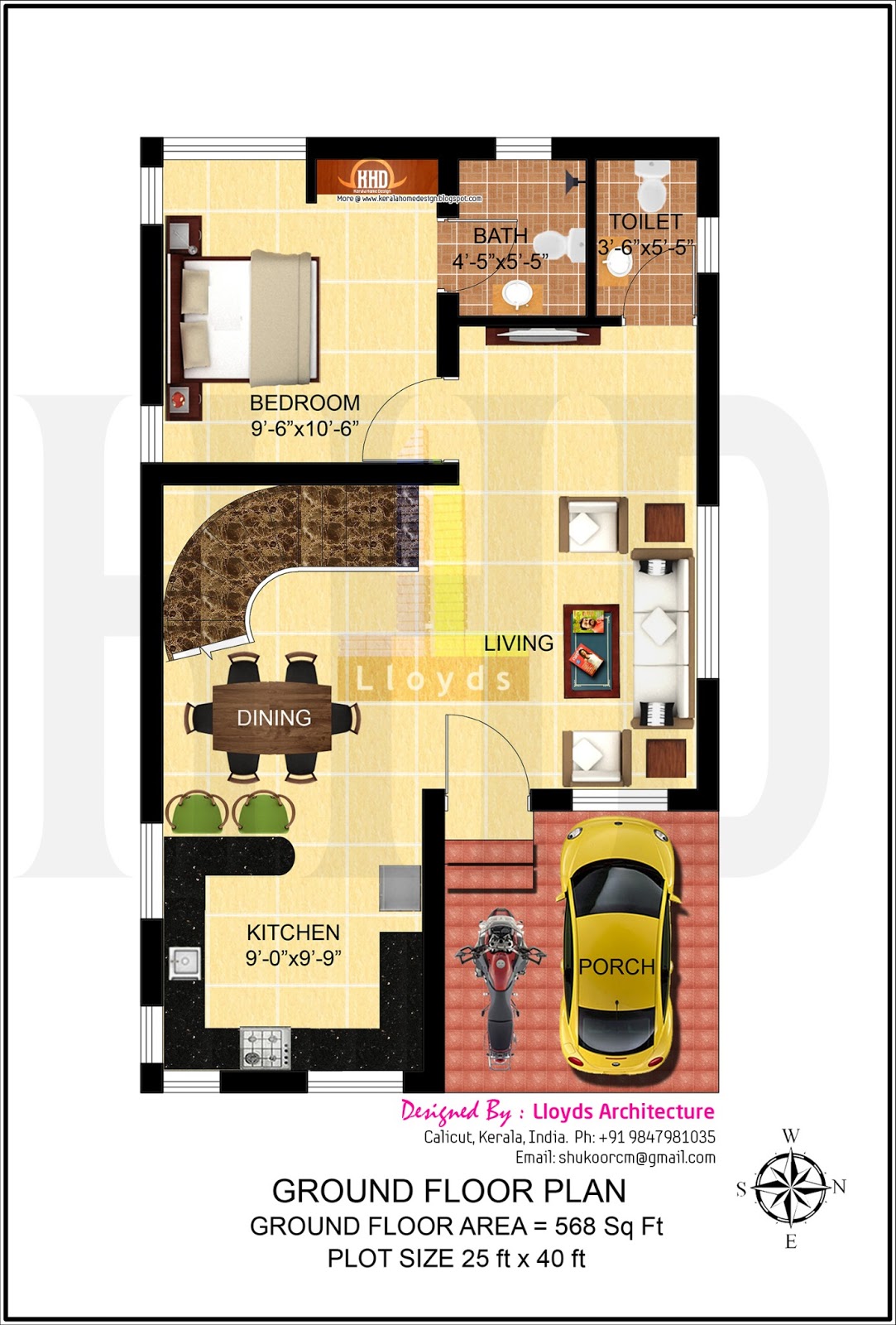 4 bedroom house  plan  in less than 3  cents  Kerala home  