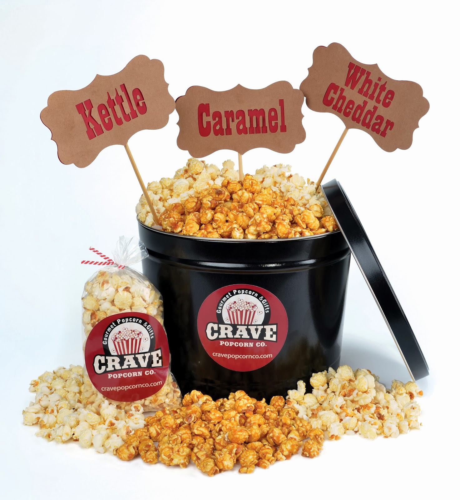 Crave Popcorn Company our first tasting...