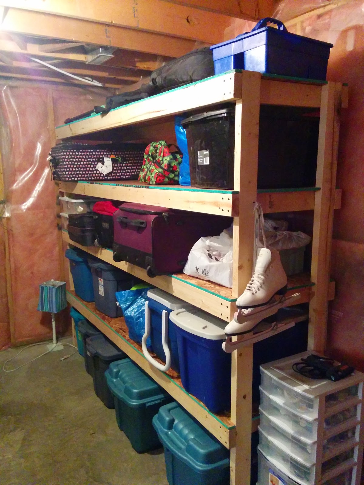 Bees Not Included: Basement Storage Shelves