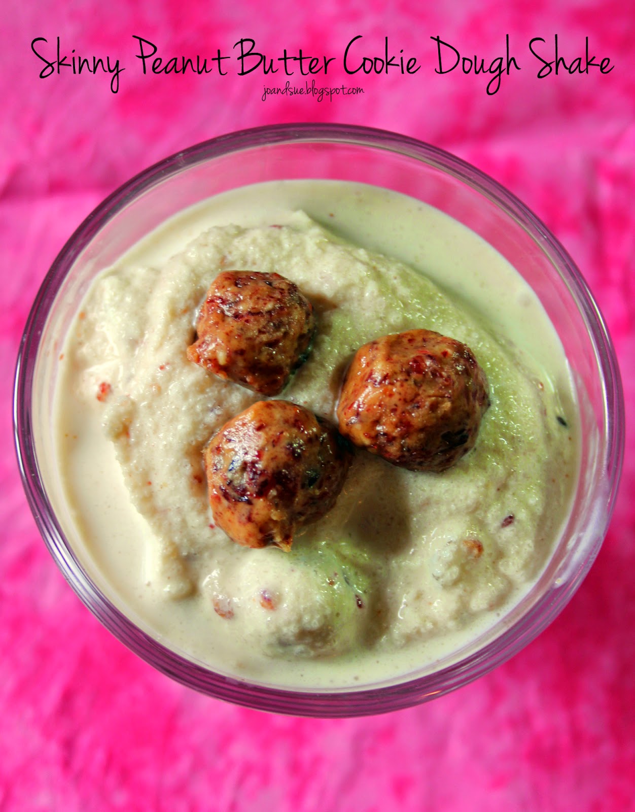 Jo and Sue Skinny Peanut Butter Cookie Dough Shake