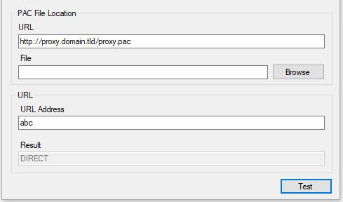 Proxy Pac File Tester | What is a Proxy Pac file and are there any ...