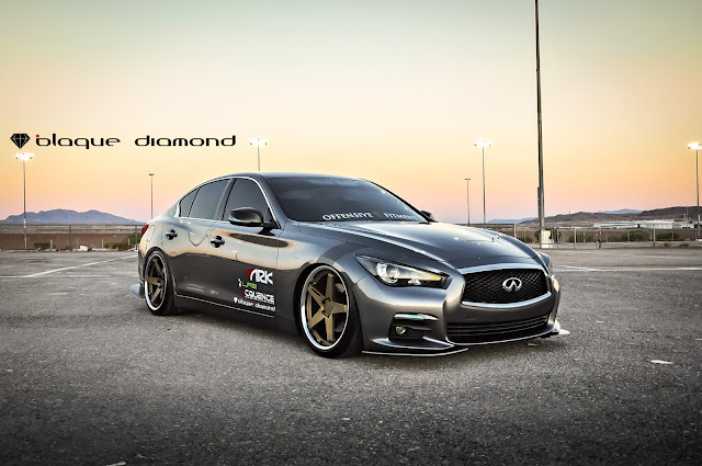 2016 Infiniti Q50 Attends Street Driven Tour with 20 BD-21 - Blaque Diamond Wheels