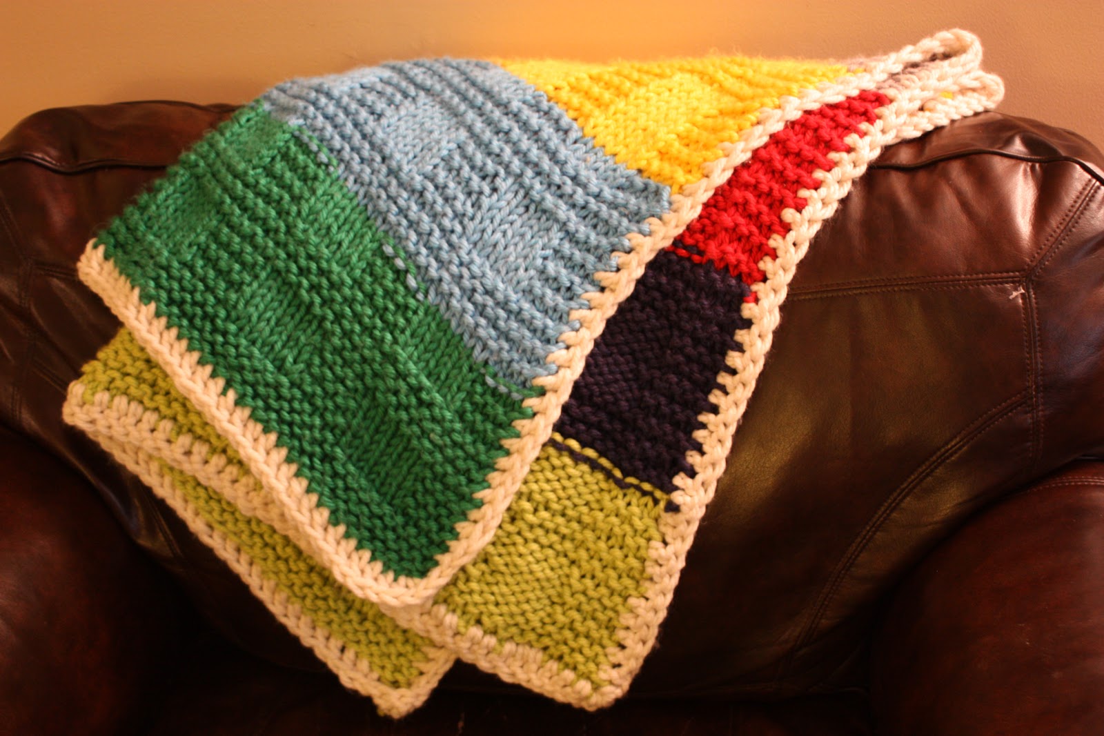Honey & Butter Chunky Knit Blanket