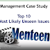 Top 10 Issues for MCS February 2017 - CIMA Management Case Study - Menteen
