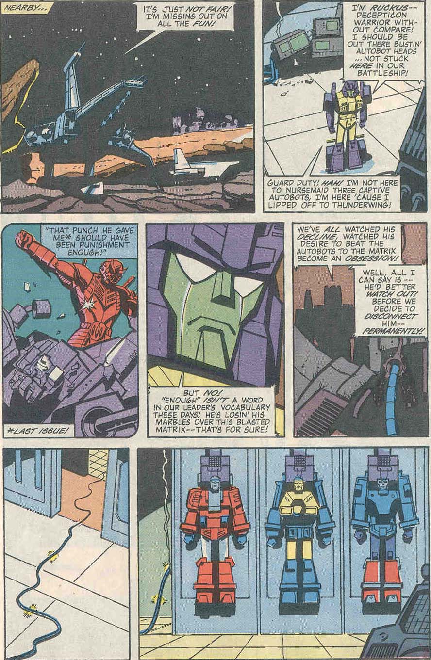 Read online The Transformers (1984) comic -  Issue #65 - 9