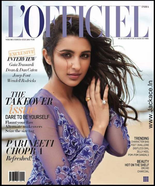 Super Hot And Beautiful Parineeti Chopra On The Cover Of L'officiel Magazine