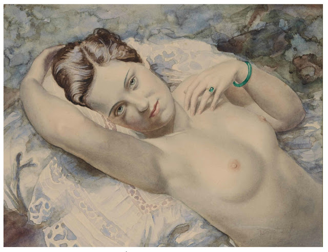 Reclining nude - Лев Чистовский (1902-1969). 
