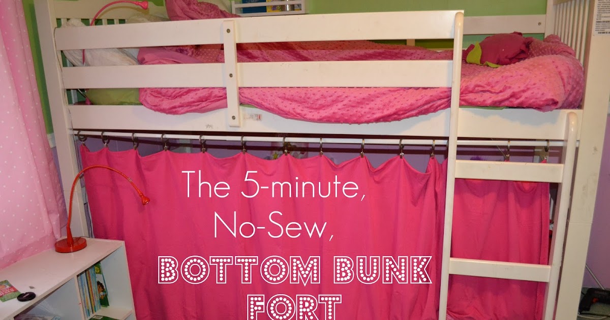 Come Together Kids The 5 Minute No Sew Bottom Bunk Fort - Bunk Bed Fort Curtains Diy Come Together Kids The 5 Minute No Sew Bottom Bunk Fort - Bunk Bed Fort Curtains Diy