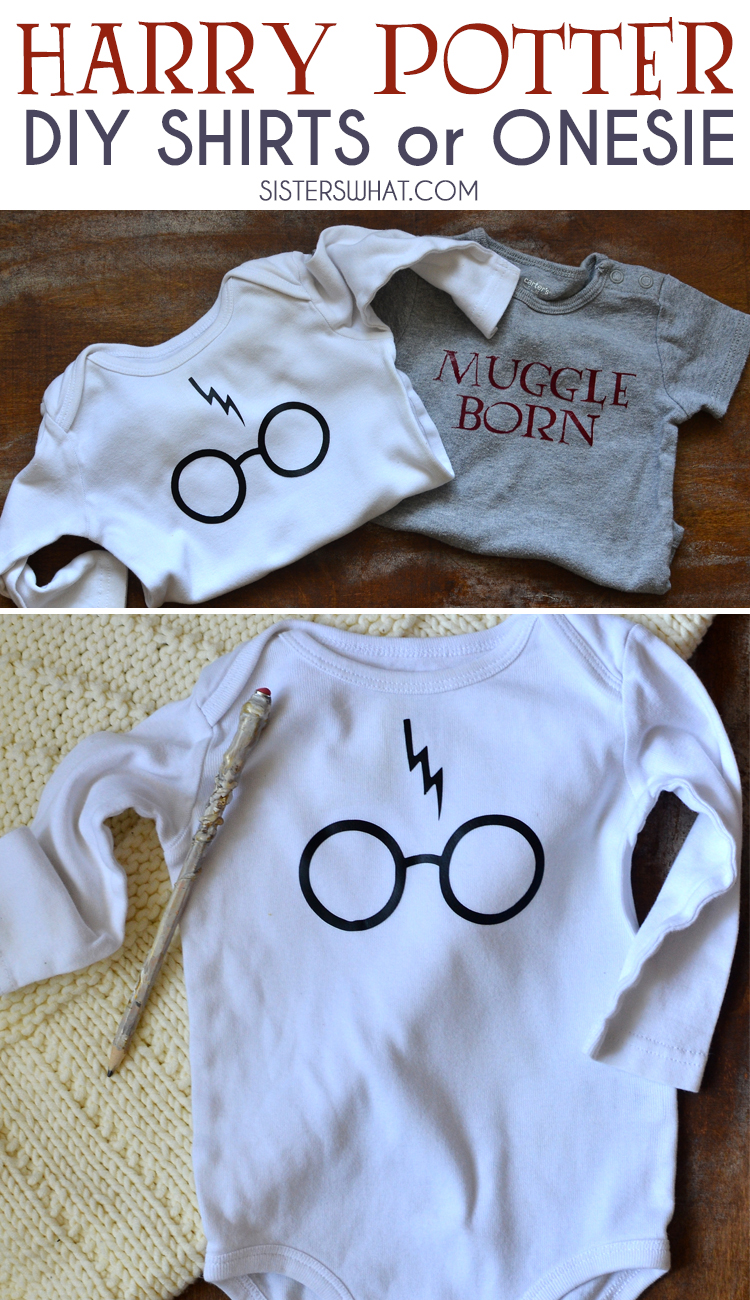 make your own Harry Potter shirts for baby, kids or adults!