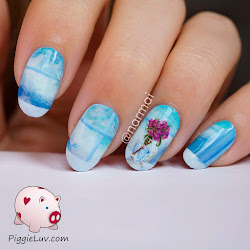 nail freehand glass vase alpine opi snow always base flowers