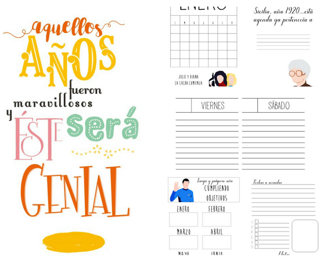 agendas, imprimir, pdf, powerpoint, editar, planificadores, descargar