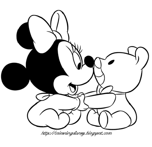 Disney Coloring Pages Of Baby Mickey Minnie Disney Coloring Pages