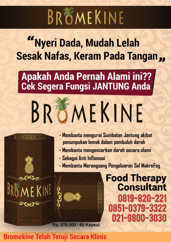 Atasi Masalah Jantung Anda Dengan Bromekine Bromekine Mampu Mengatasi Keluhan Pada Jantung Anda