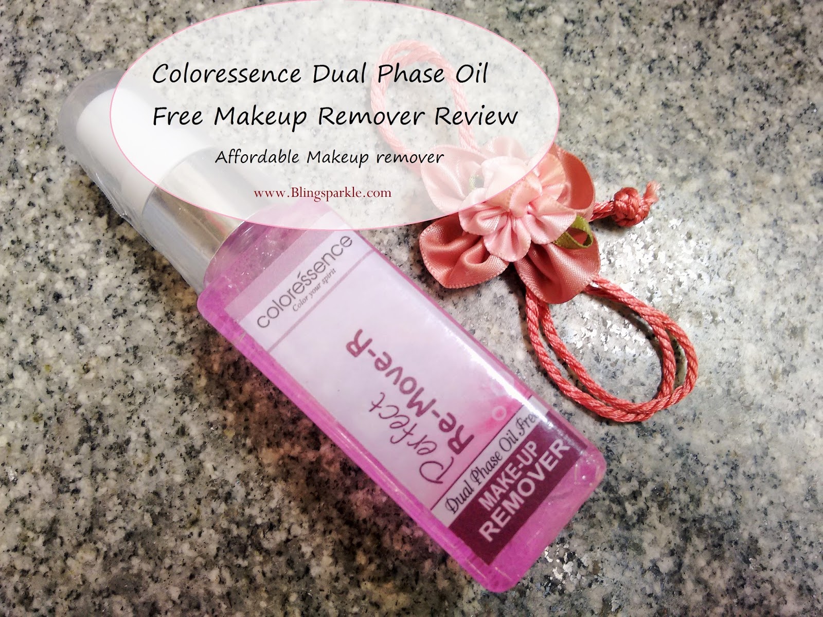 Coloressence Dual Phase Oil Free Makeup Remover Review Bling Sparkle