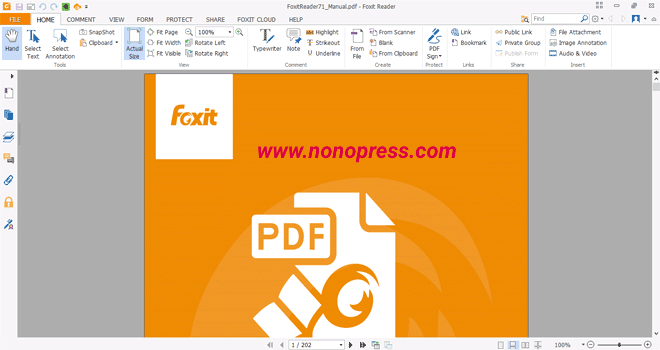 أفضل برنامج لفتح ملفات PDF و تعديلها nonopress nono Press
