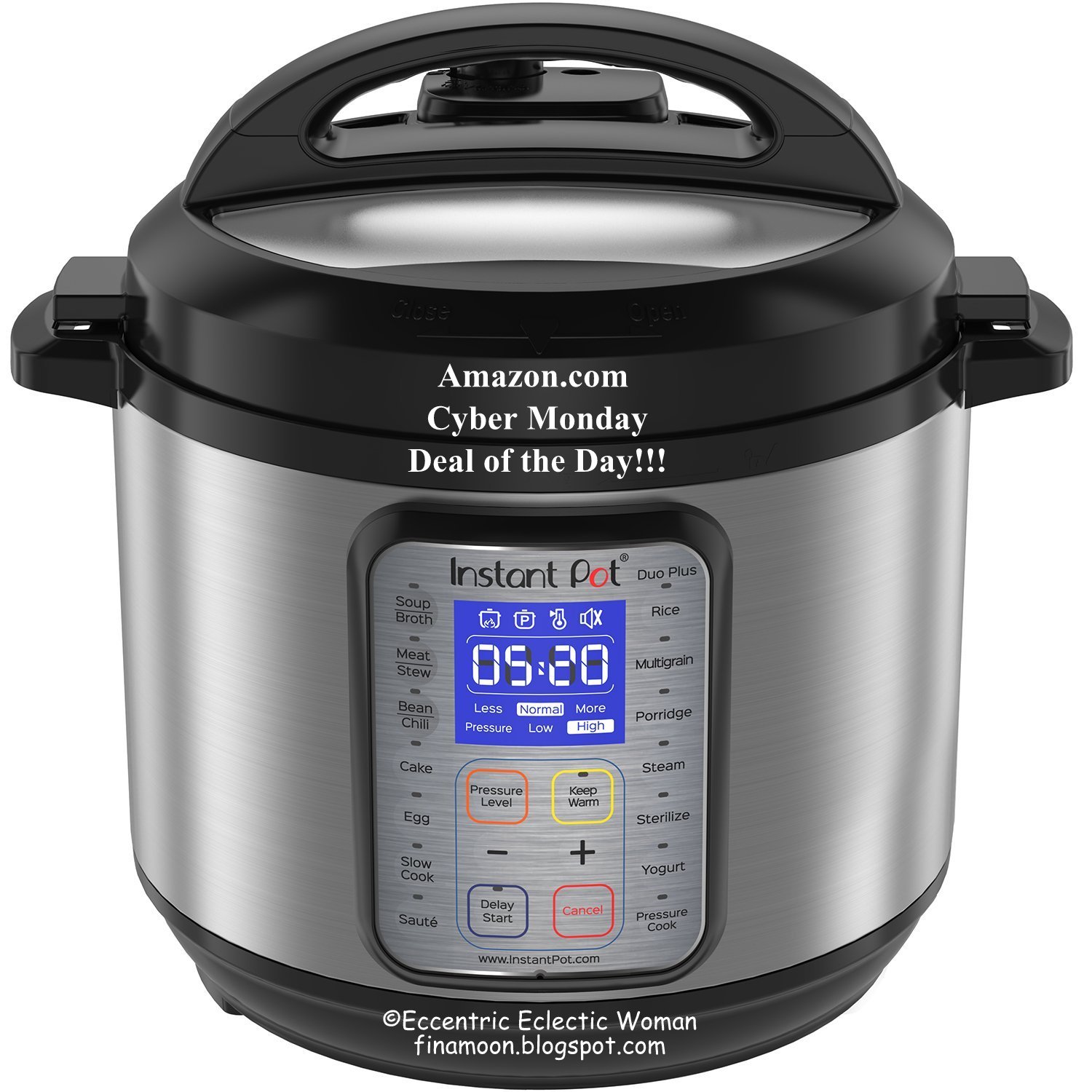 Eccentric Eclectic Woman The Instant Pot DUO Plus 6 Qt is Amazon Cyber Monday Deal of the Day!