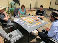 The players during our game of Comuni