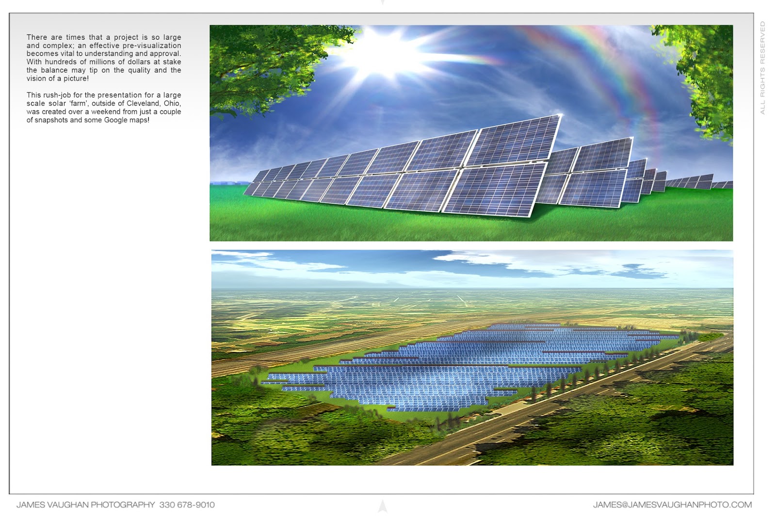 James Vaughan Illustration: Solar Farm
