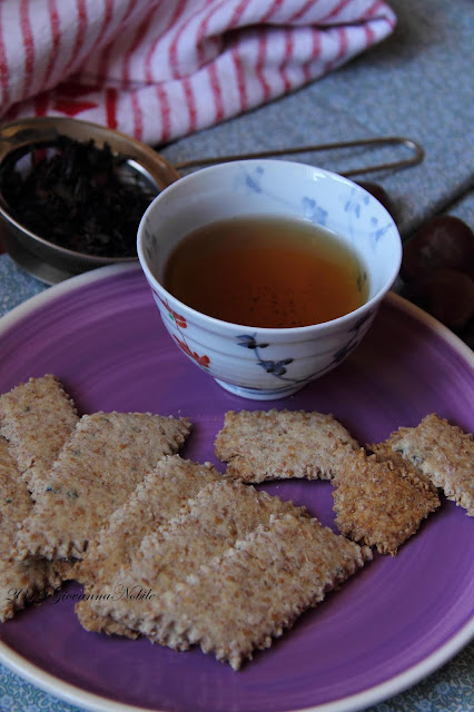 Biscotti di farina integrale al tè nero Grand Lapsang Souchong