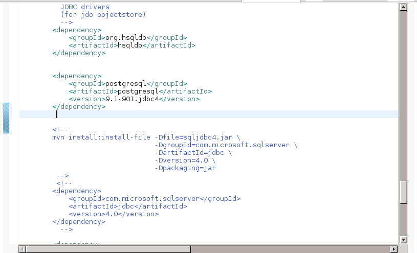 ApacheIsis: Como conectar isis a una base de datos postgresql