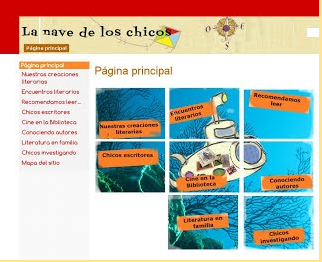 LA NAVE DE LOS CHICOS: Sitio de publicación de proyectos. Bibliotecas DE 13 y 20