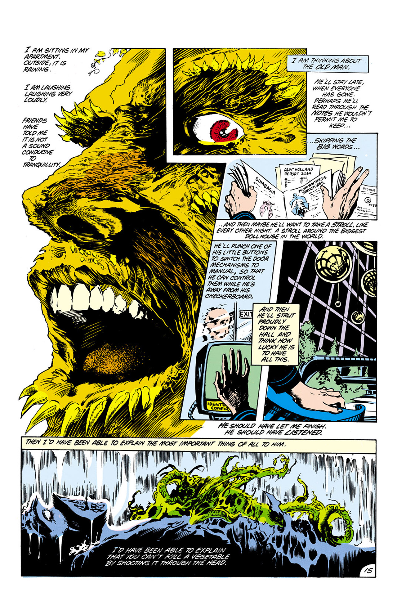 Read online Swamp Thing (1982) comic -  Issue #21 - 16