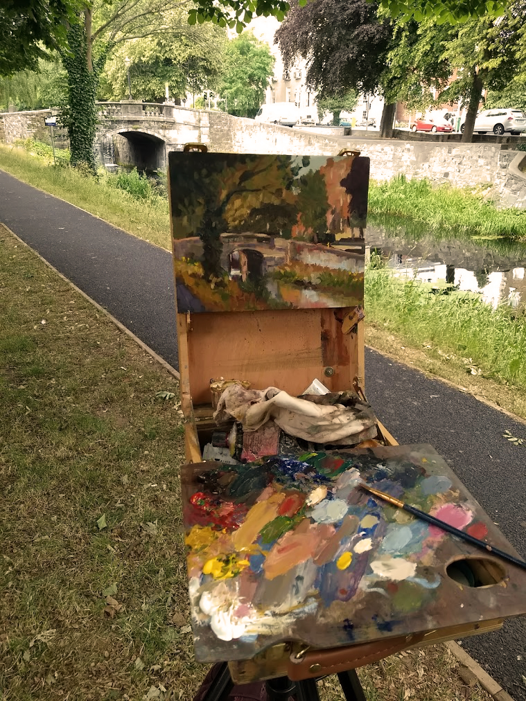 Kevin McSherry summer schedule en plein air art class at the Huband