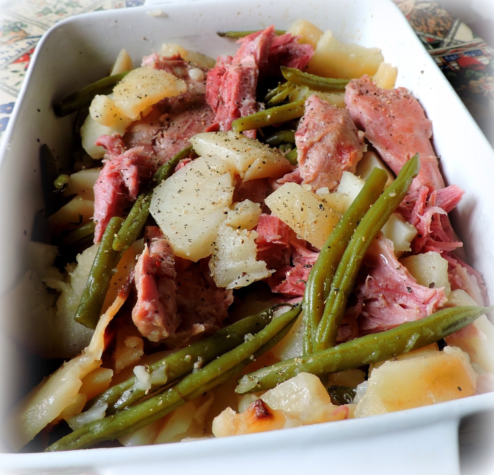 Crock Pot Ham, Beans and Potatoes The English Kitchen
