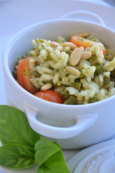 insalata di riso acquerello alla ligure