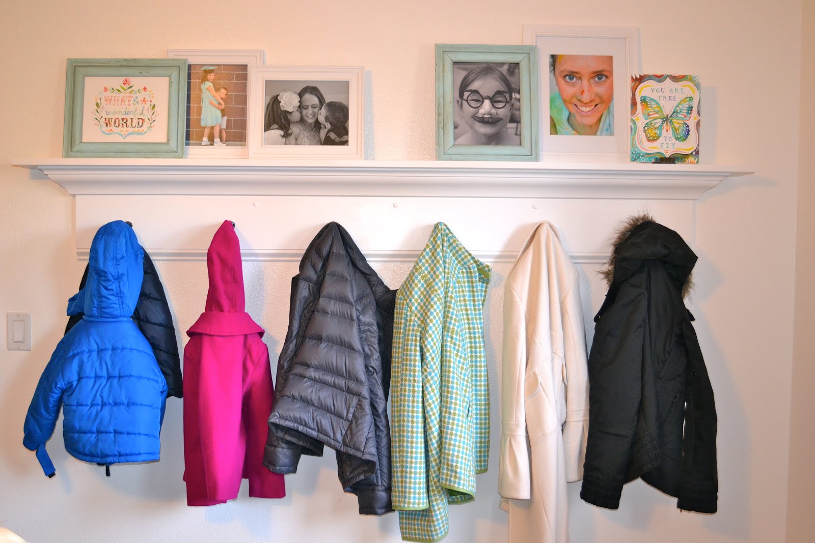Real Life, One Day at a Time: a new coat rack