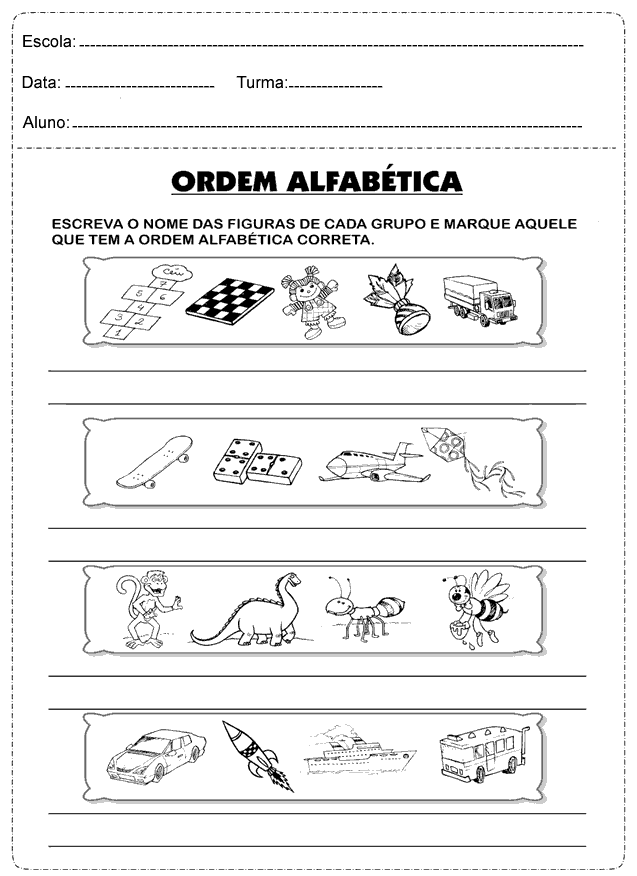 Educar X: Atividades de português 3° ano imprimir