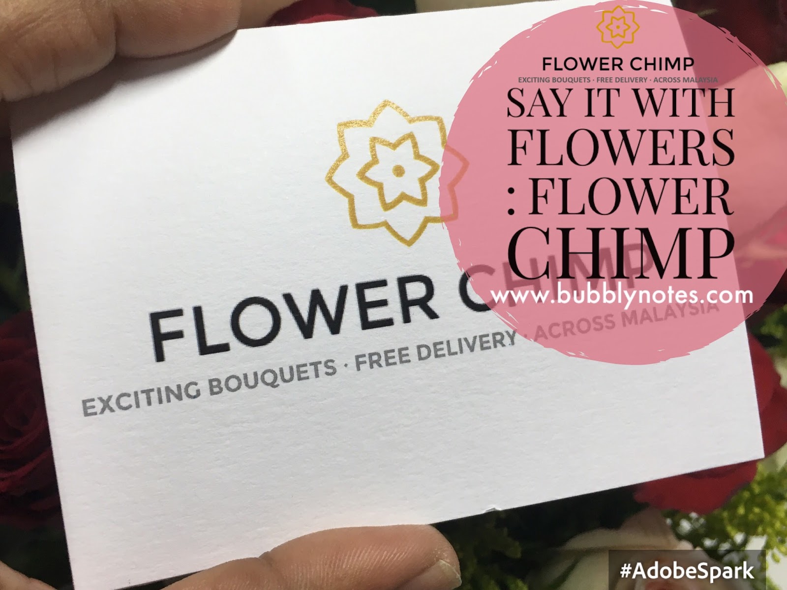 Say It With Flowers FLOWER CHIMP Bubblynotes Malaysia Parenting