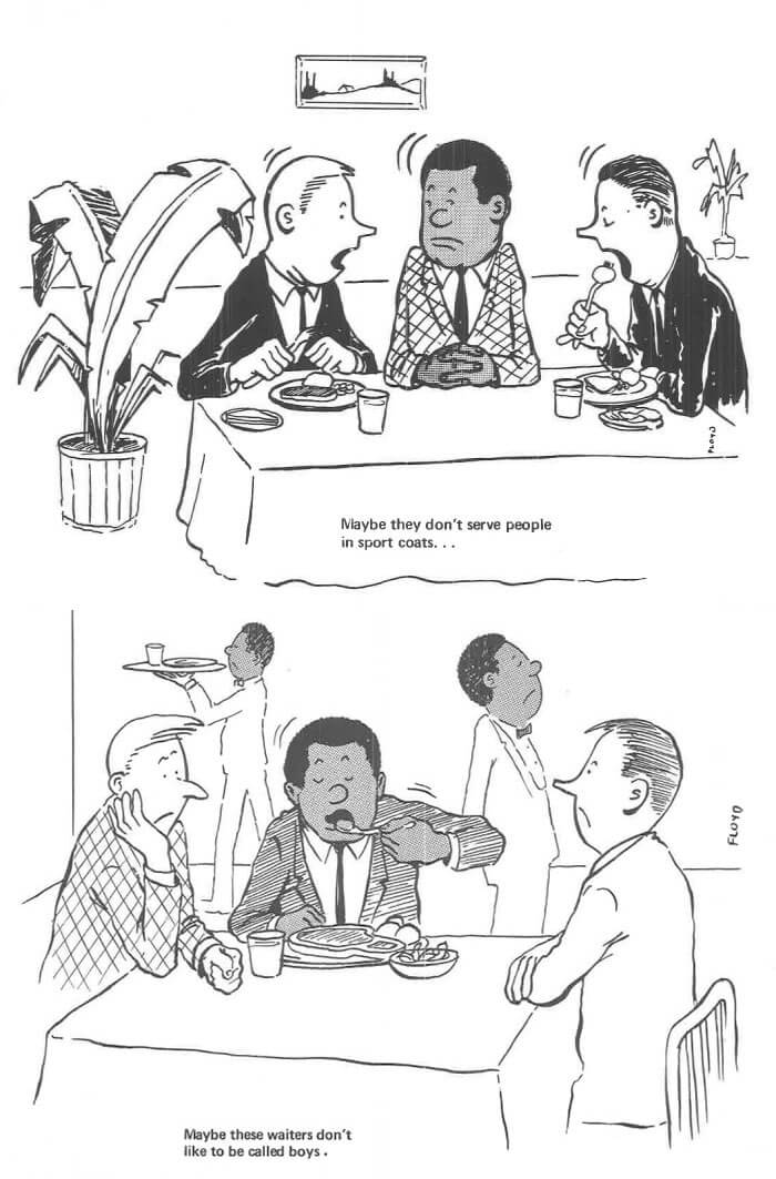 Brutally Honest Comics Drawn By Black Guy Depict What It Was Like Being The One Black Man In A White Work Environment In The 1960s