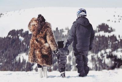 Kim K shares throwback photo with her daughter and husband