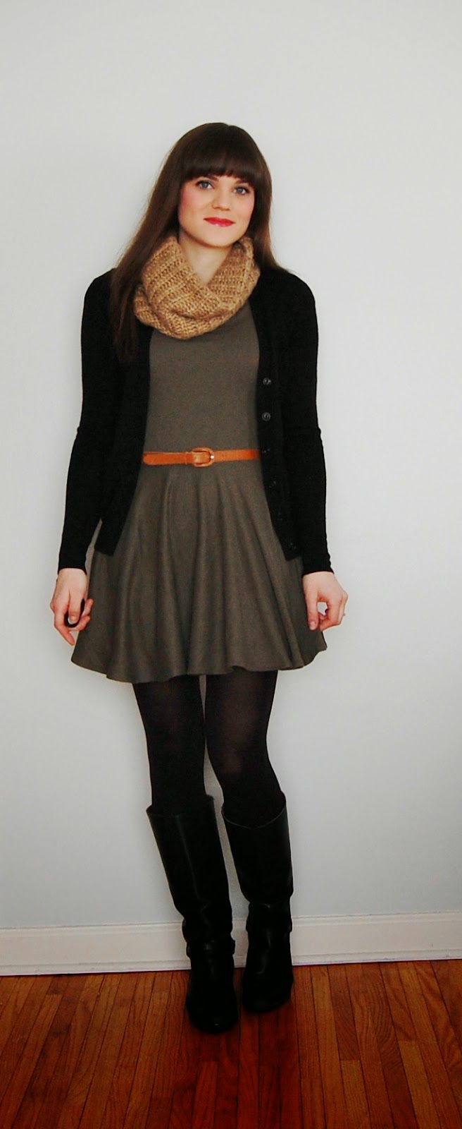 Good Gravy Thrifty Outfit Thursday Army Green Handmade Dress