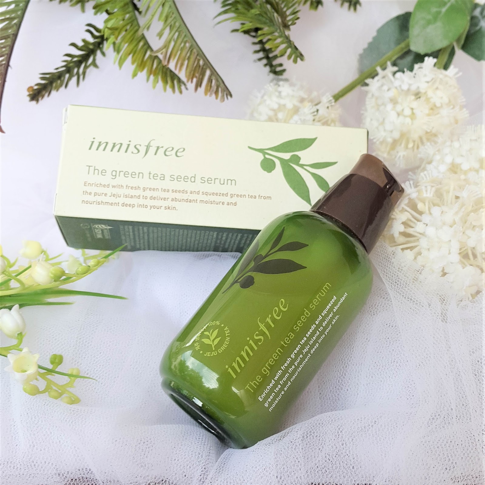 Innisfree Green Tea Seed Serum Review Indonesia Homecare24