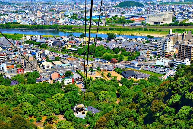Kinkazan Ropeway city view