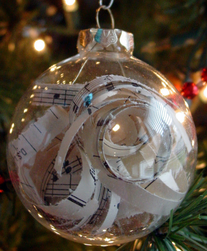 sheet music ornament