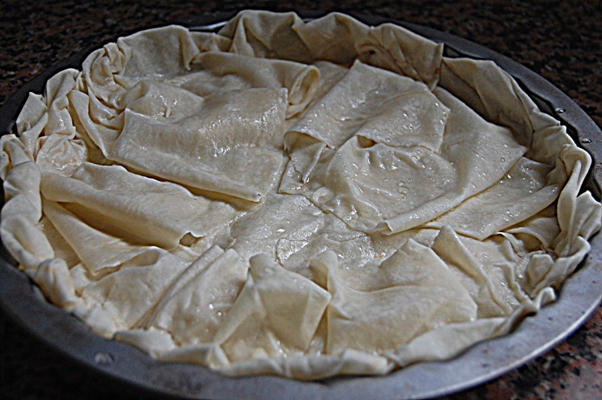 PASTALİN...: PATLICANLI PRATİK YUFKA PİZZA....