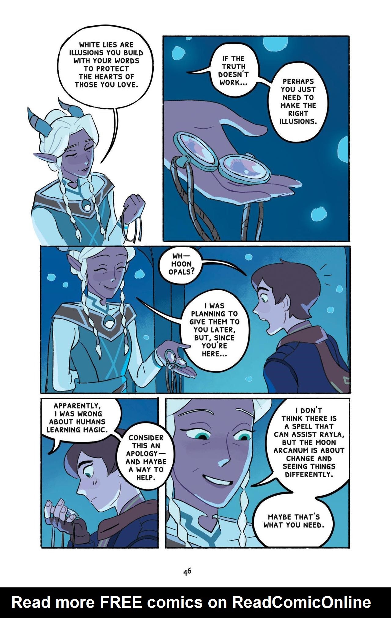 Read online Through the Moon: The Dragon Prince Graphic Novel comic -  Issue # TPB - 50