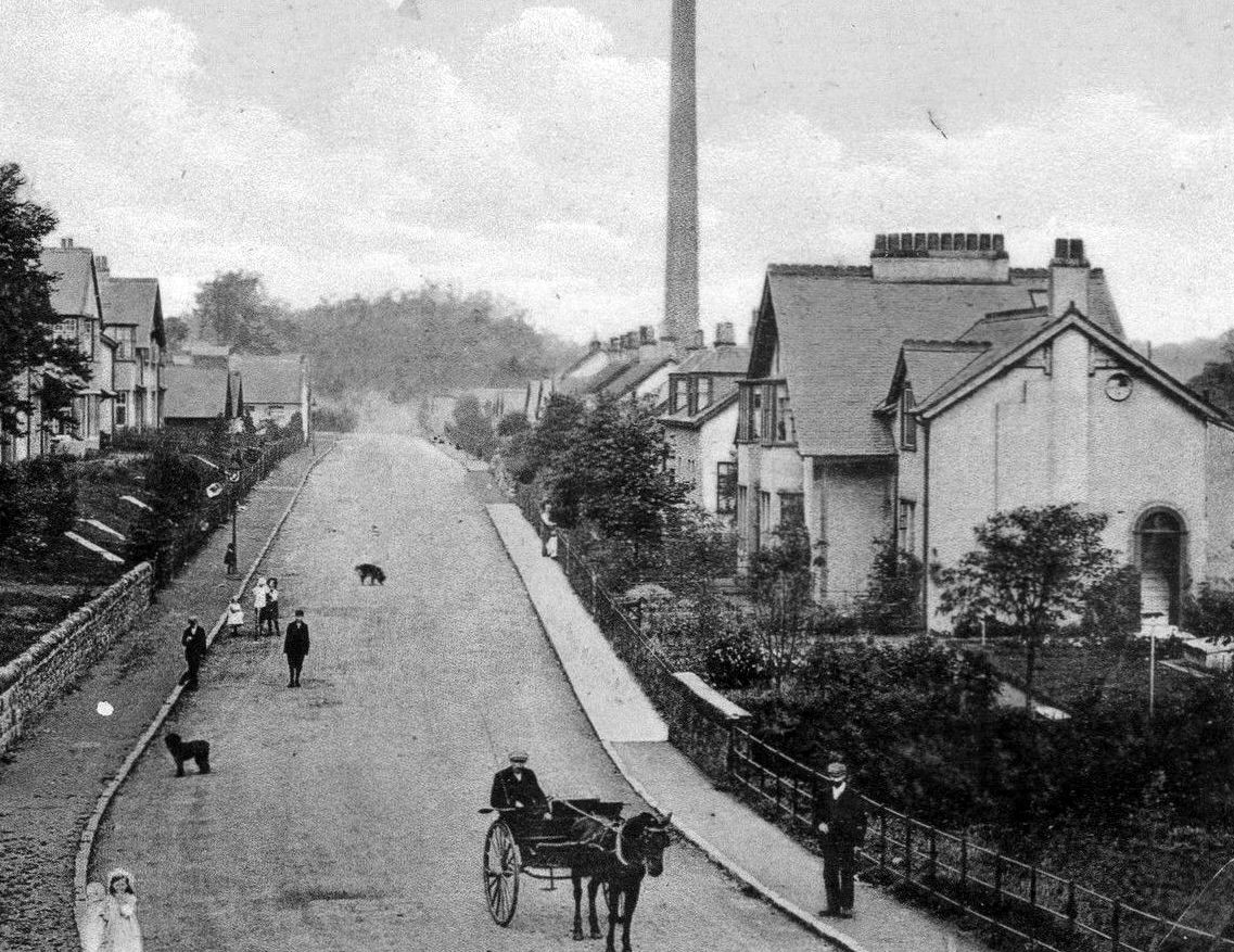 Tour Scotland Old Photograph Clober Road Milngavie Scotland