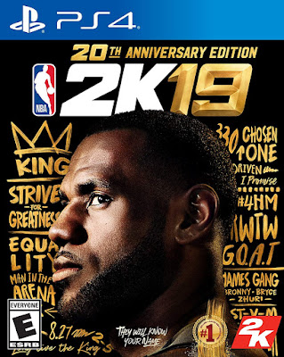 Nba 2k19 Game Cover Ps4 20th Anniversary