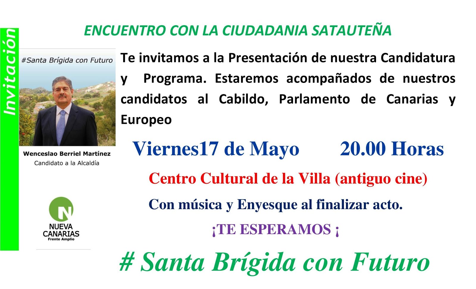 ACTO PRESENTACION CANDIDATURA Y PROGRAMA