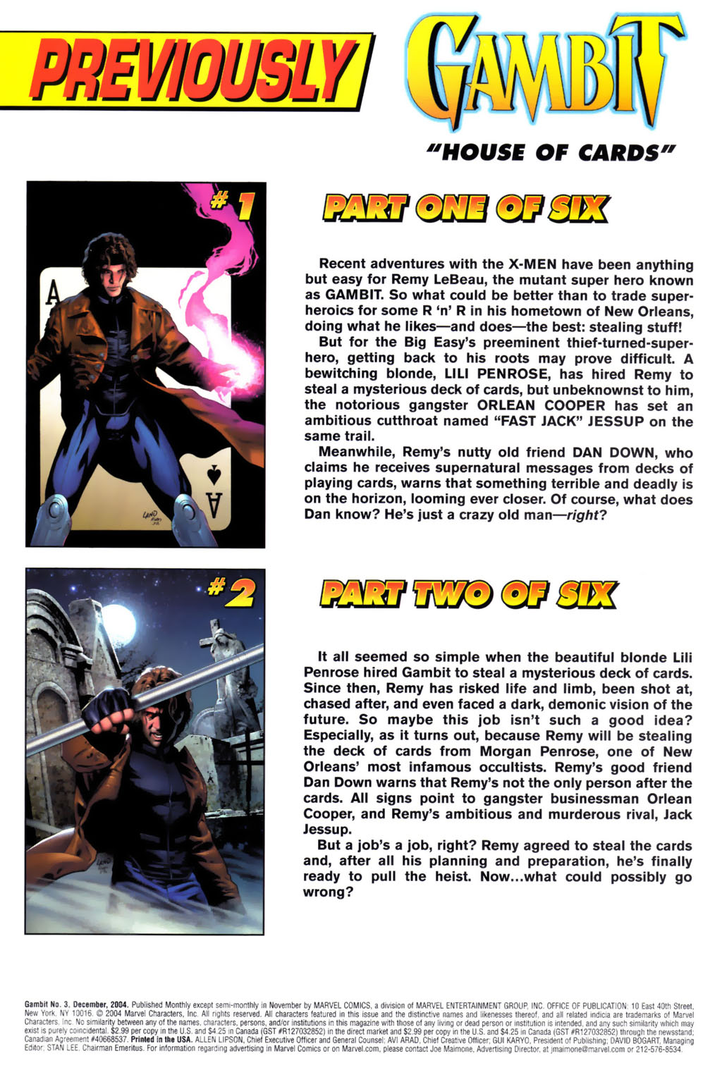 Gambit (2004) issue 3 - Page 2