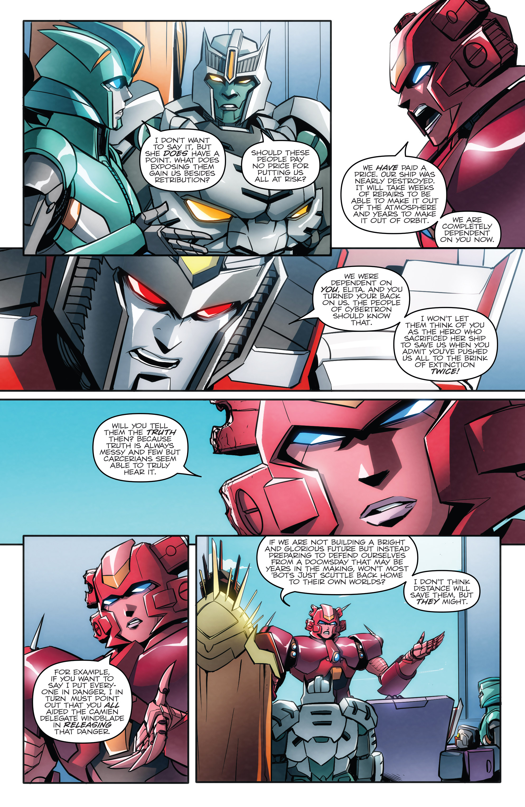 Read online Transformers: Till All Are One comic -  Issue #9 - 16