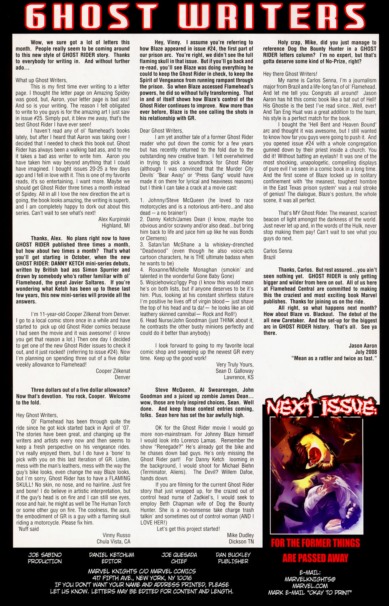 Read online Ghost Rider (2006) comic -  Issue #26 - 25