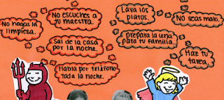 Liz's Lessons El Diablo y El Angel! Spanish Imperative Tense Posters